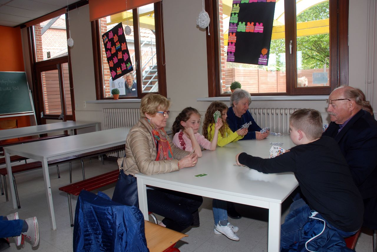 Grootoudernamiddag in het 3de leerjaar